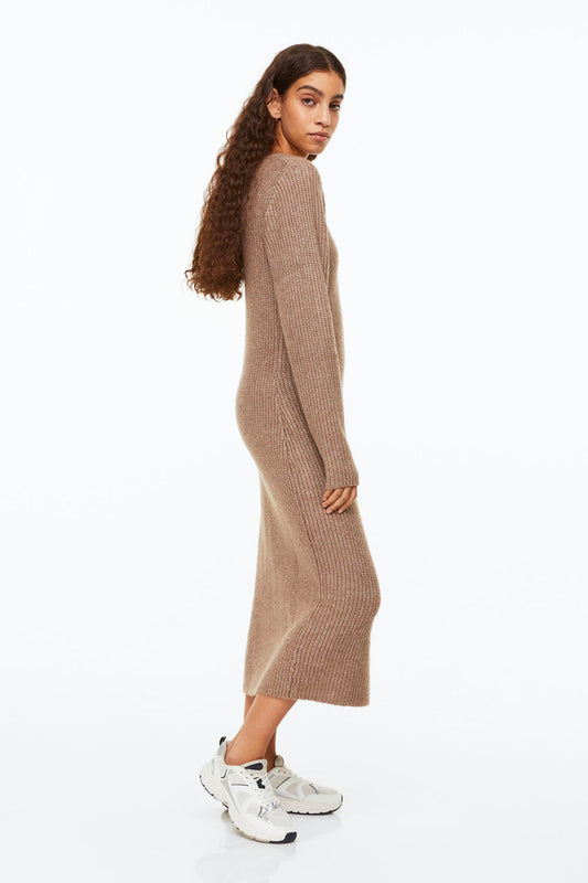 Rib-knit Dress